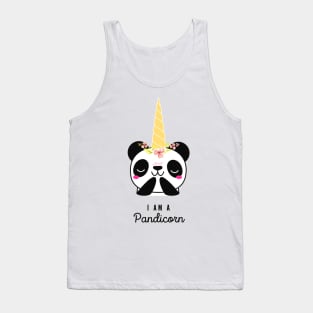 I am a Pandicorn Tank Top